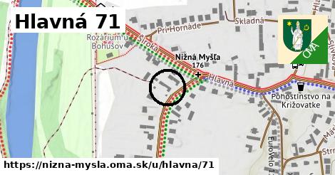 Hlavná 71, Nižná Myšľa