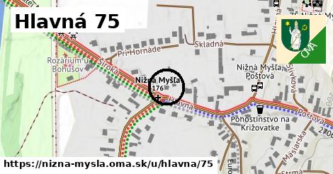 Hlavná 75, Nižná Myšľa