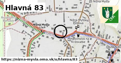 Hlavná 83, Nižná Myšľa