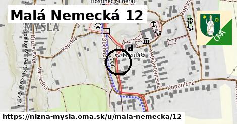 Malá Nemecká 12, Nižná Myšľa