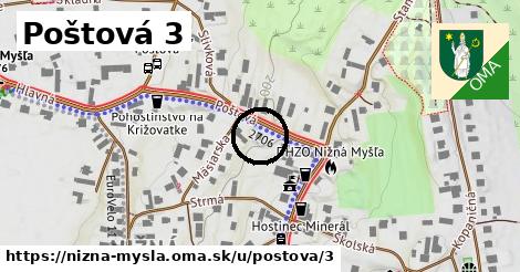 Poštová 3, Nižná Myšľa