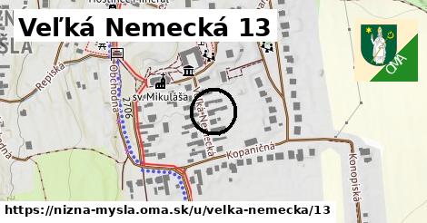 Veľká Nemecká 13, Nižná Myšľa