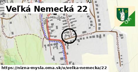 Veľká Nemecká 22, Nižná Myšľa