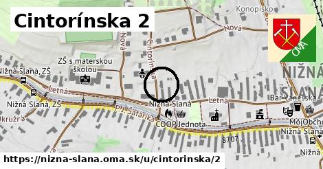 Cintorínska 2, Nižná Slaná