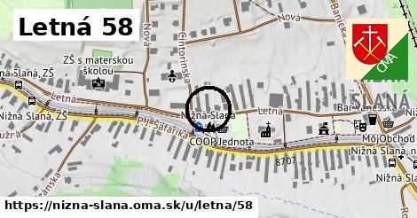 Letná 58, Nižná Slaná
