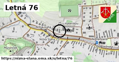 Letná 76, Nižná Slaná