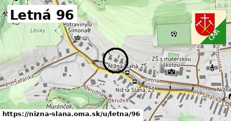 Letná 96, Nižná Slaná