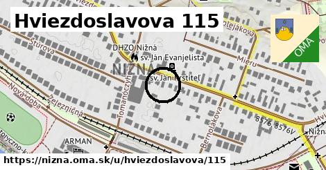 Hviezdoslavova 115, Nižná