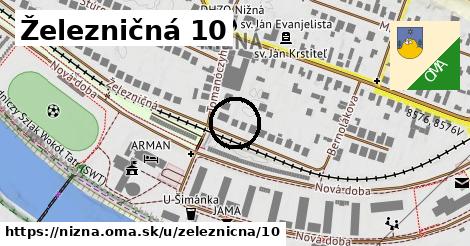 Železničná 10, Nižná