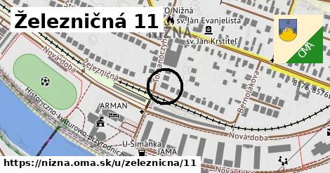 Železničná 11, Nižná