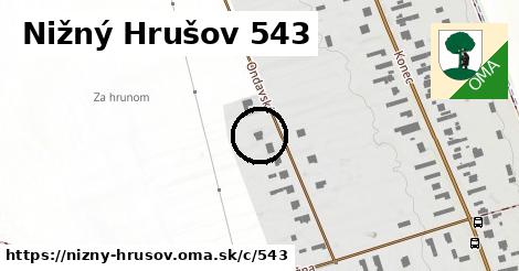 Nižný Hrušov <span class="supisne">543</span>