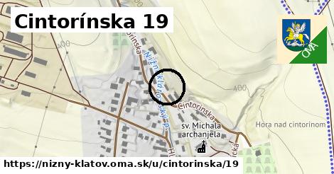 Cintorínska 19, Nižný Klátov