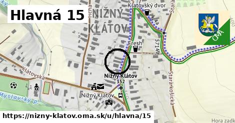 Hlavná 15, Nižný Klátov