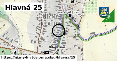 Hlavná 25, Nižný Klátov