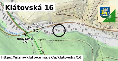 Klátovská 16, Nižný Klátov