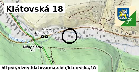 Klátovská 18, Nižný Klátov