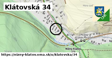 Klátovská 34, Nižný Klátov