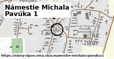 Námestie Michala Pavúka 1, Nižný Žipov