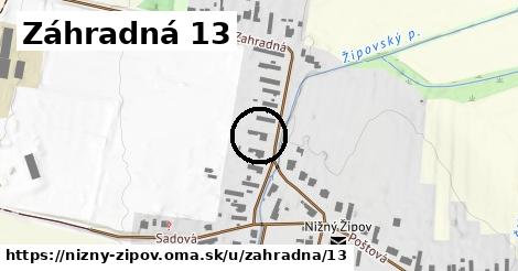 Záhradná 13, Nižný Žipov