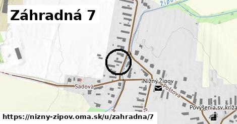 Záhradná 7, Nižný Žipov