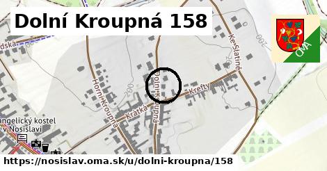 Dolní Kroupná 158, Nosislav