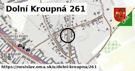 Dolní Kroupná 261, Nosislav