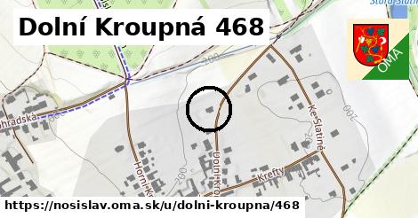 Dolní Kroupná 468, Nosislav
