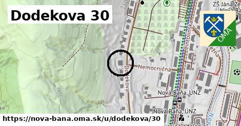 Dodekova 30, Nová Baňa