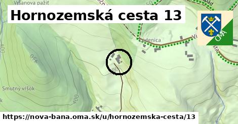 Hornozemská cesta 13, Nová Baňa