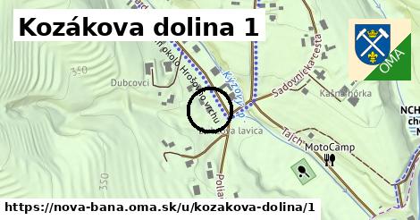 Kozákova dolina 1, Nová Baňa