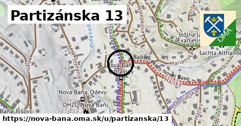 Partizánska 13, Nová Baňa