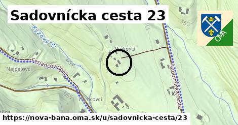 Sadovnícka cesta 23, Nová Baňa