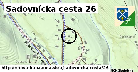 Sadovnícka cesta 26, Nová Baňa