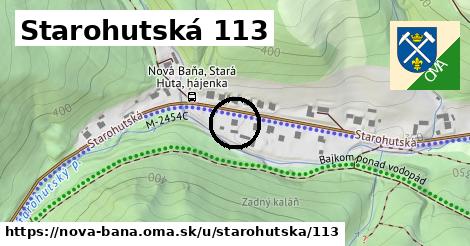 Starohutská 113, Nová Baňa