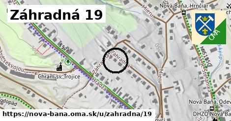 Záhradná 19, Nová Baňa