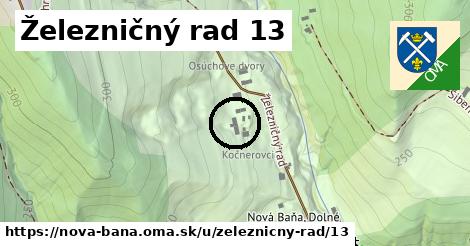 Železničný rad 13, Nová Baňa