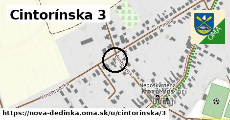 Cintorínska 3, Nová Dedinka