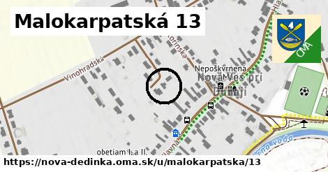 Malokarpatská 13, Nová Dedinka
