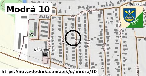 Modrá 10, Nová Dedinka