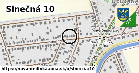 Slnečná 10, Nová Dedinka