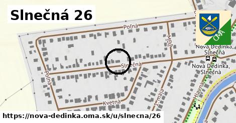 Slnečná 26, Nová Dedinka