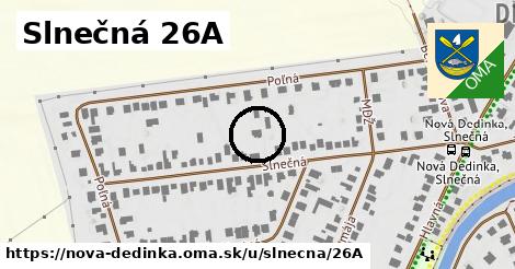 Slnečná 26A, Nová Dedinka