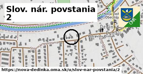 Slov. nár. povstania 2, Nová Dedinka