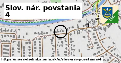 Slov. nár. povstania 4, Nová Dedinka