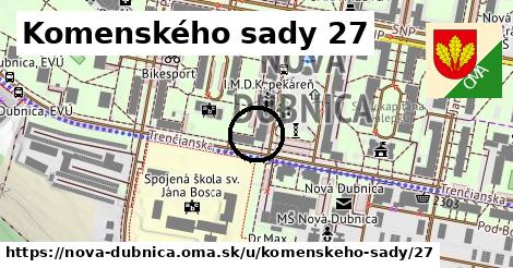 Komenského sady 27, Nová Dubnica