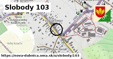 Slobody 103, Nová Dubnica