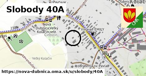 Slobody 40A, Nová Dubnica