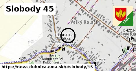 Slobody 45, Nová Dubnica