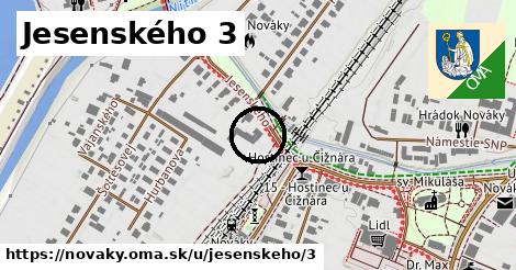 Jesenského 3, Nováky