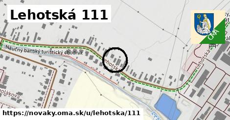 Lehotská 111, Nováky